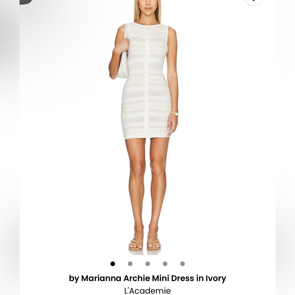 by Marianna Archie Mini Dress in Ivory
L'Academie